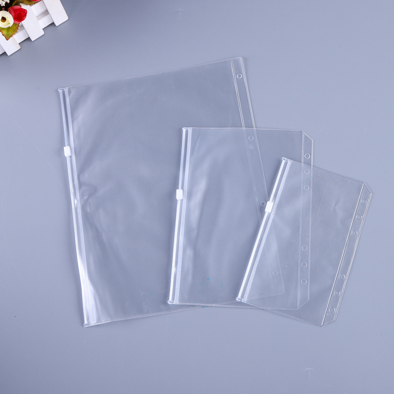 透明骨袋pvc拉链袋  pvc眉笔包装袋  透明空白pvc自封胶袋子厂家