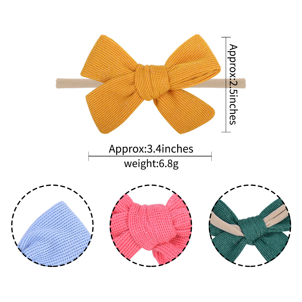 Nihaojewelry Cute Children's Color Seamless Bow Small Hair Wholesale Jewelry display picture 2