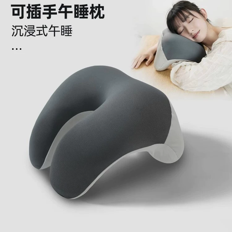 Handheld protective neck pillow for students, with neck protection