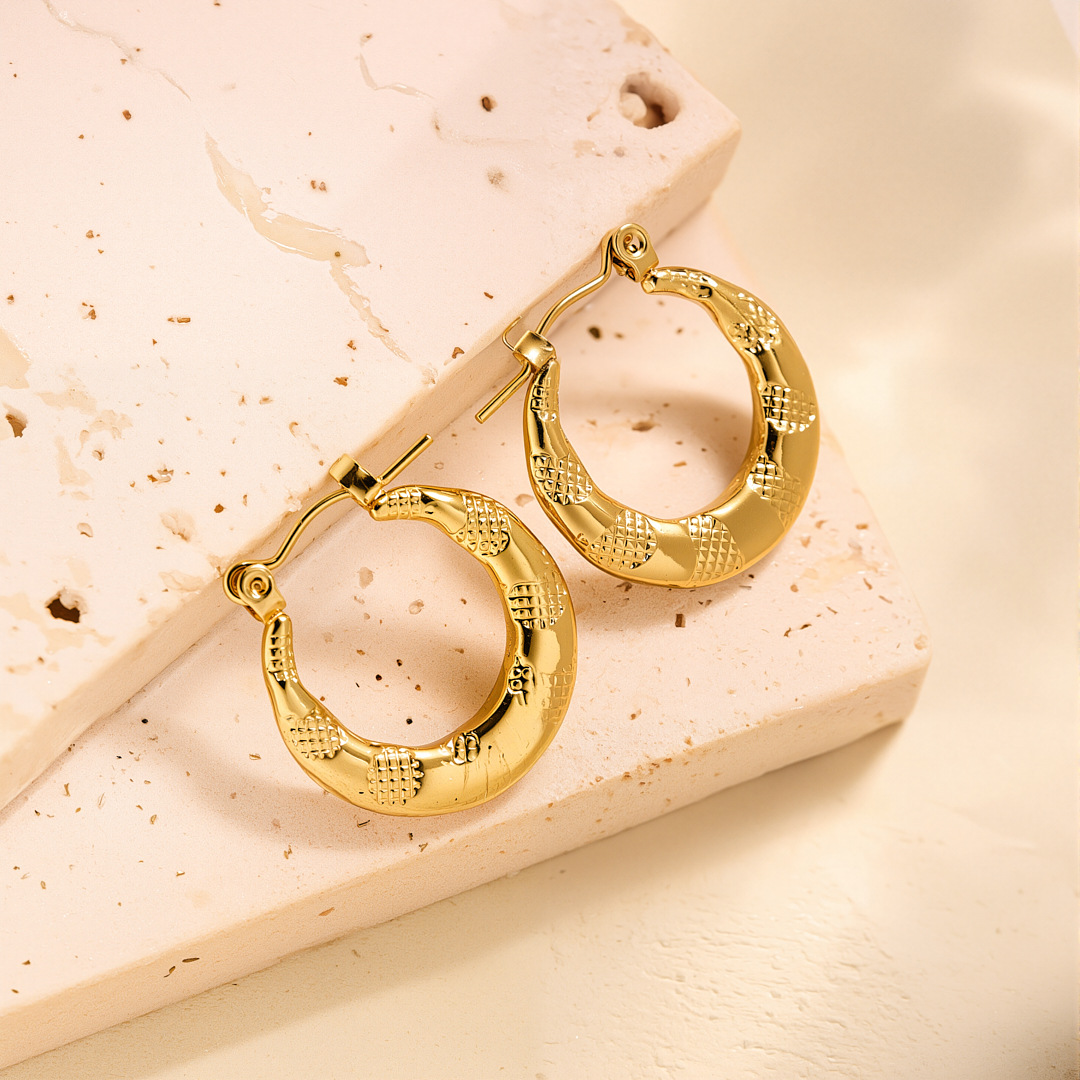 Eh087 earrings gold