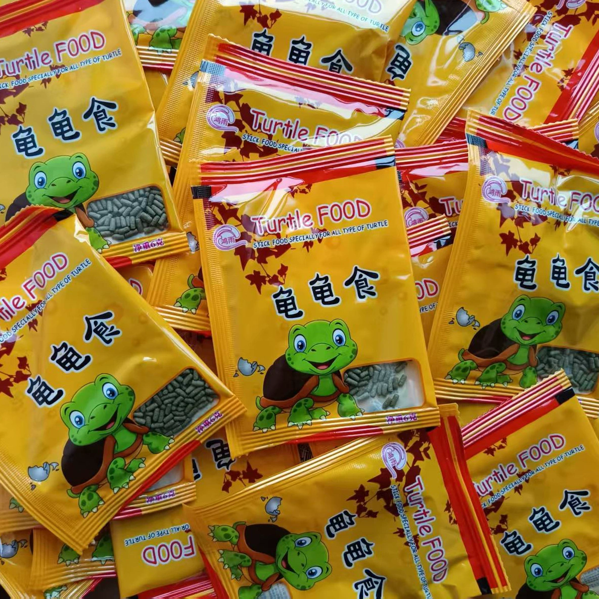 Маленькая упаковка универсальных длинных полосок кальциевого комплекса напрямую от производителя, корм для черепах, корм для рыб, корм для маленьких черепах, круглые гранулы, оптовая продажа корма для черепах