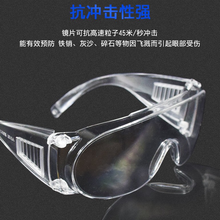厂家供应透明百叶窗防风眼镜防护劳保防护镜防飞溅安全防撞