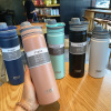 Handheld high quality cup with glass, capacious glass, men's street sports bottle