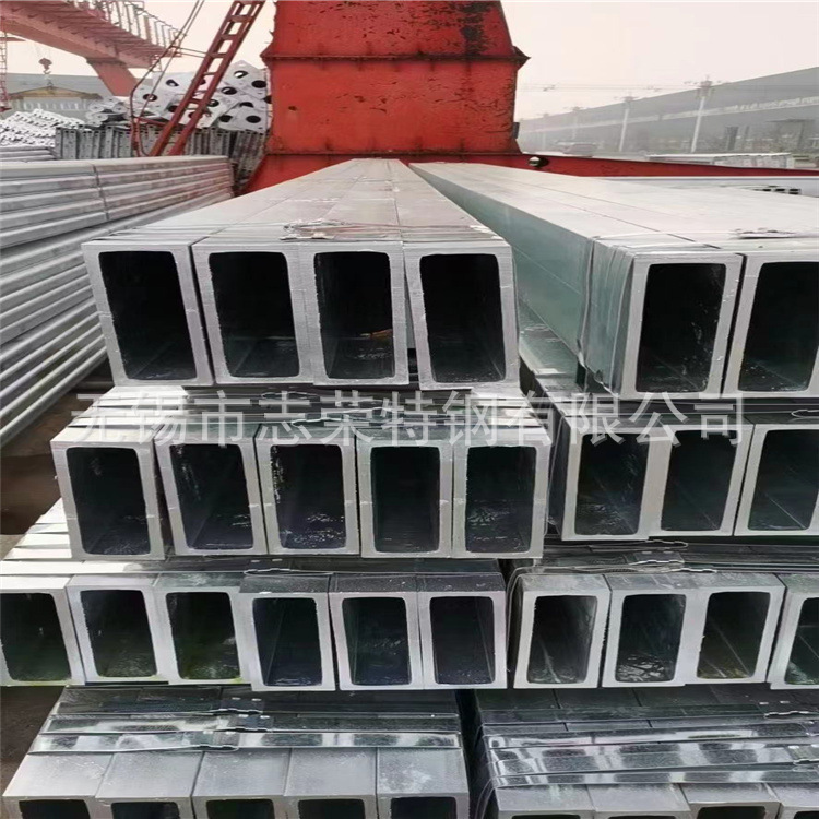 热镀锌无缝方管 建筑工程用矩形钢管 Q355B厚壁钢管
