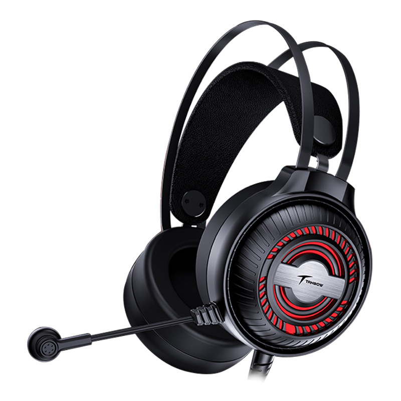 Sibirya C4USB Atemleuchte Kopfhörer mit Mikrofon Gaming-Headset für Computer LED-Kopfhörer
