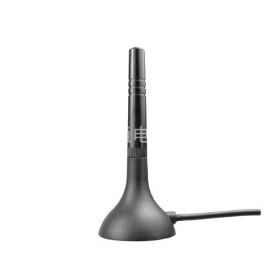 户外防水IP67吸盘天线 注塑成型一体4G 5G LTE防水小吸盘铜棒天线