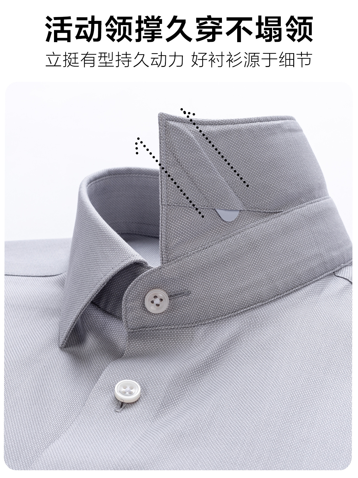 Camisa sin planchar de seda de morera Camisa de manga larga para hombre de negocios casual ocupación normal Camisa gris fresca de verano de manga corta personalizada