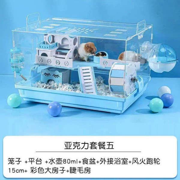 Acrylic 47 basic package five blue and white ★