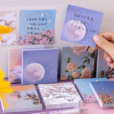 Light purple note pads 10 pieces