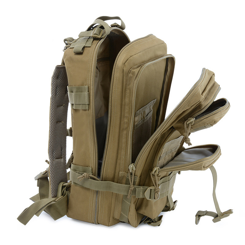 Bolso de camuflaje táctico de lobo de paso 3P equipo de viaje para hombres montañismo al aire libre deporte camping mochila táctica