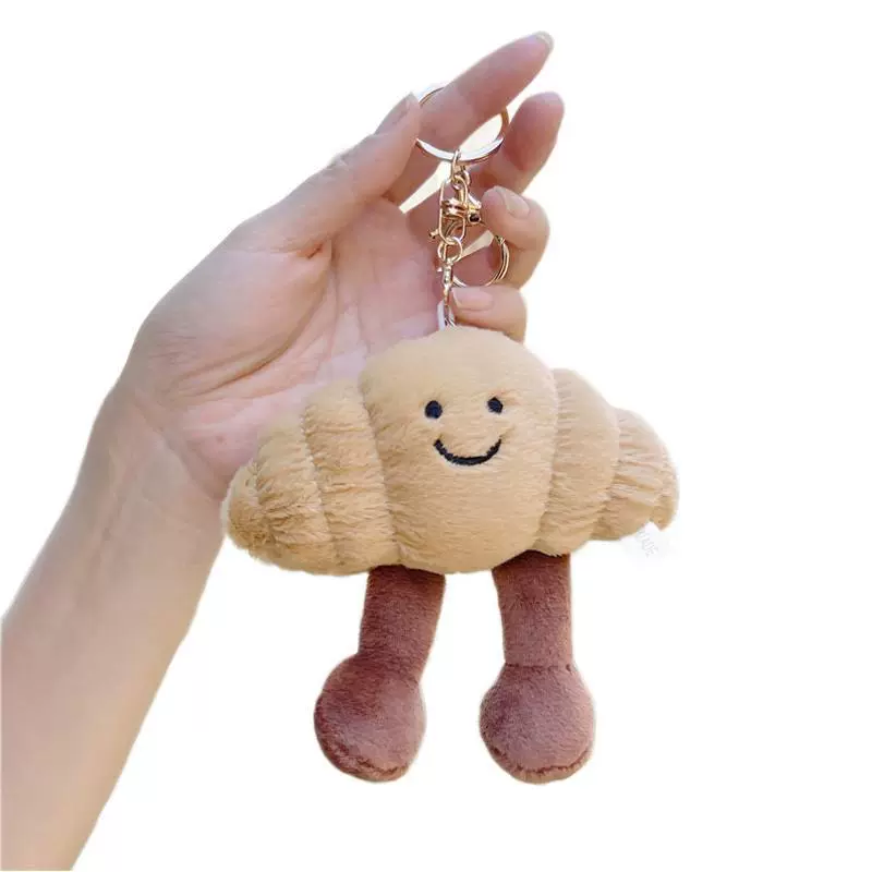 Creative cute toy, doll, realistic plush pendant, keychain, (Cross-border trading), bread, wholesale