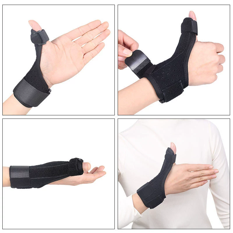 Зона пальцаFinger finger finger, большой палец большого пальца, повреждения запястья растяжения, алюминиевая пластина крепления пальцевого чехла