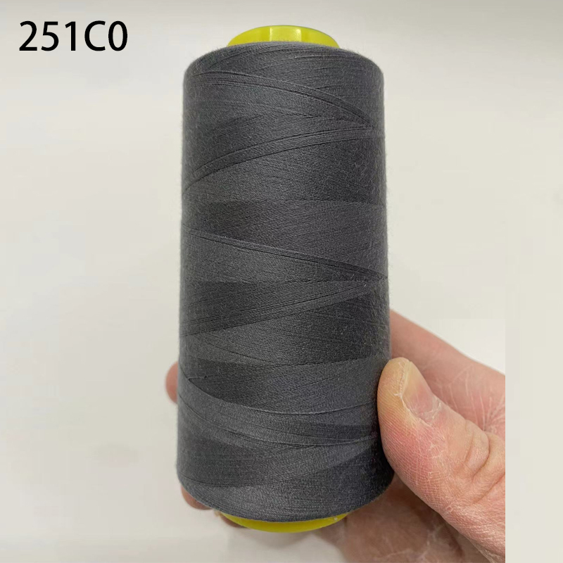 High-Speed Polyester Sewing Thread in Stock Pagoda Colorful Sewing Machine Thread Hand Sewing Thread Flat Sewing Thread Large Roll Needle Thread