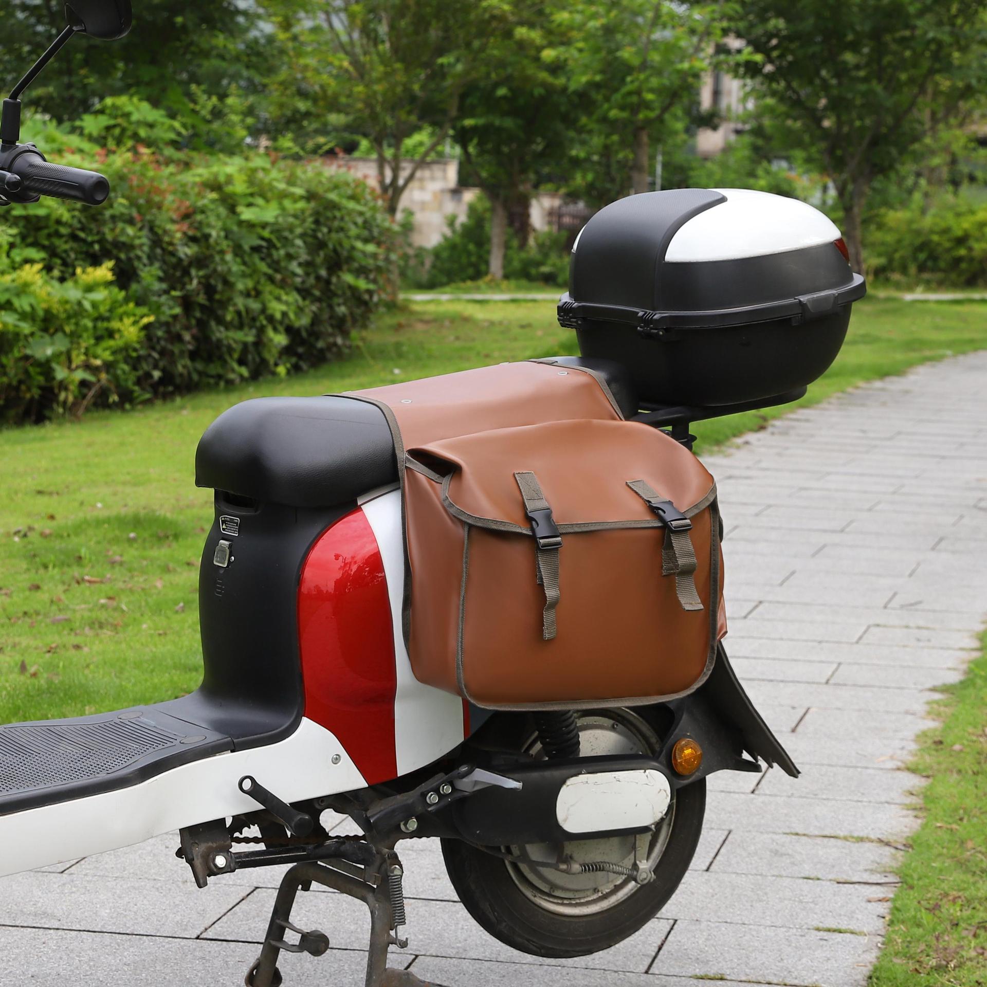 跨境多功能通勤防骑行包简约个性摩托车自行车后驮包耐磨防水工具