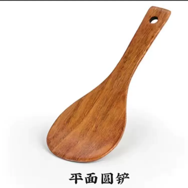 Ложка для супа из твёрдого дерева, большая, ложка для каш, длинная ручка, нескользящая, деревянная ложка для супа, простая, весна таяние