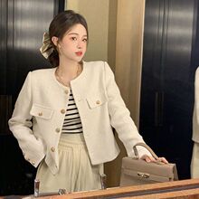小香风外套女装秋季2025新款法式宽松短款高级感炸街气质百搭上衣