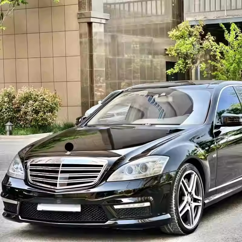 Suitable for Mercedes-Benz S-Class W221 S300S350 Modified S65Amg Sports Model Body Kit Front Bumper Rear Bumper Grille