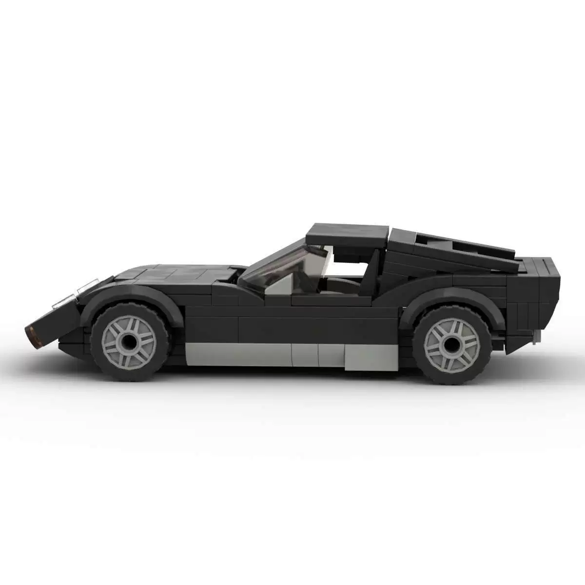 Lego, constructor, retro creative racing car, toy, set, DIY, small particles, training