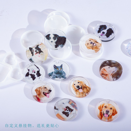 Epoxy diy silicone mold round music box carousel gift for girlfriends music box material accessories package