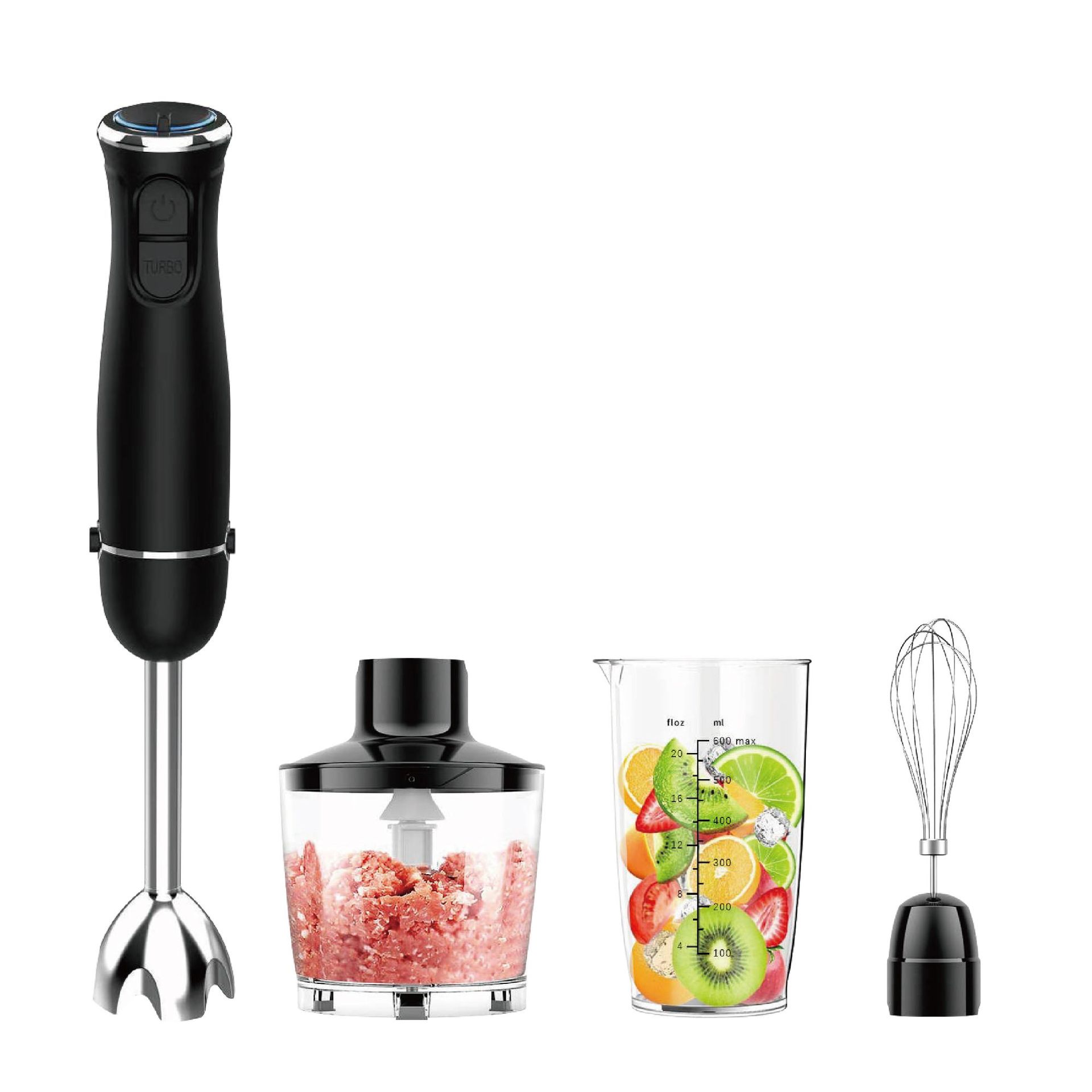 주방 전기 핸드 믹서 침수형 4-in-1 식품 보충 기계 일본 국경 간 100V 보관 브래킷