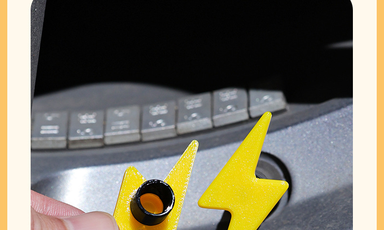 Universal Tire Valve Cap New Model Portable Dustproof and Waterproof Quick-Install Car Tire Valve Cap for Home Use