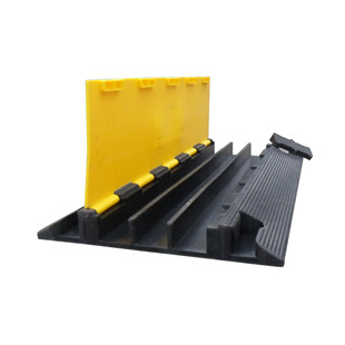 Factory wholesale speed bump crossing anti-stepping pressure plate rubber cover plate ground protection wire threading road