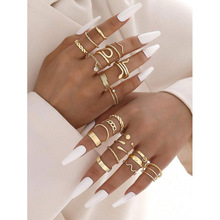 R 13515 Enamel Butterfly Leaf Ring Set ���ͺ���Ҷ�ӽ�ָ��
