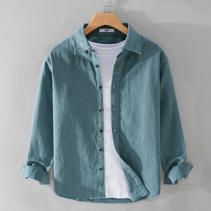 Demi-season retro shirt for leisure