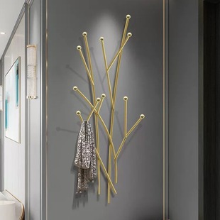 Nordic Entry Luxury Entrance Coat Rack Creative Bathroom Wall Hanging Wall Hook Simple Living Room Bedroom Hanger