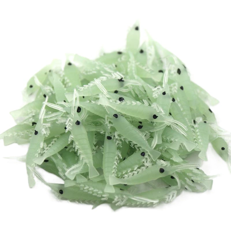 Оптовая Продажа с фабрики светящаяся приманка трава креветки пресноводная морская вода Универсальная 3 см рыболовная приманка поддельная приманка креветка приманка