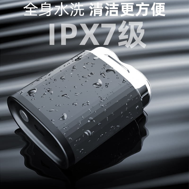 ダブルヘッドマグネット式電気シェーバーメンズフルウォッシュシェーバーポータブルusb充電式電気シェーバー|undefined