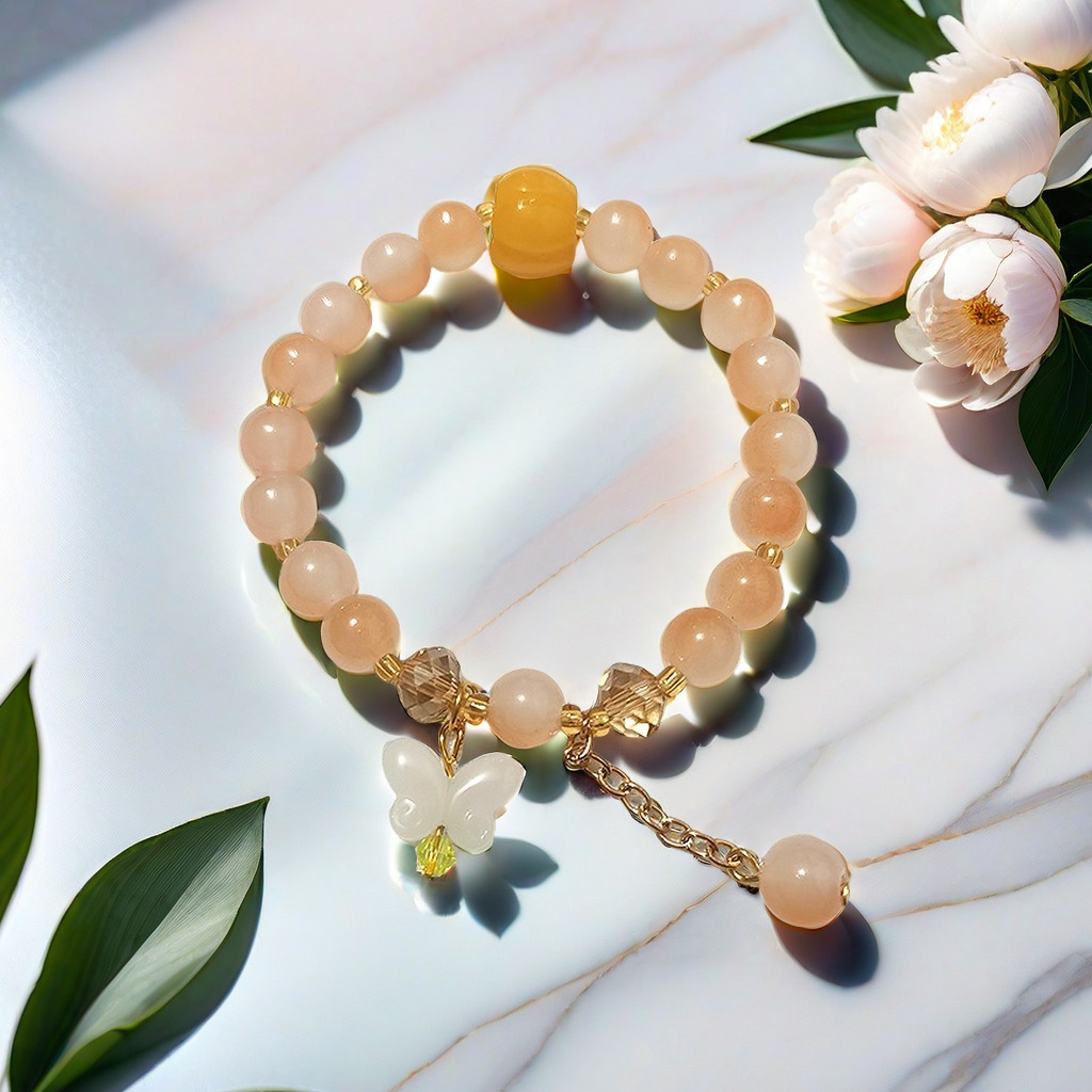 Pulsera de Lirio de los Valles Súper Hada, Promoción Especial 2025, para Mujer, Fresca y Única, Sensación de Alta Gama, Regalo de Pulsera con Cuentas para Mejor Amiga Estudiantil