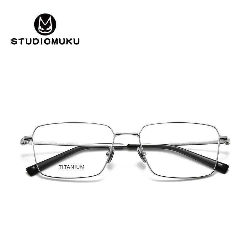 Gafas geniales de madera STUDIOMUKU Un marco de espejo dominante Sven imprescindible para los jugadores
