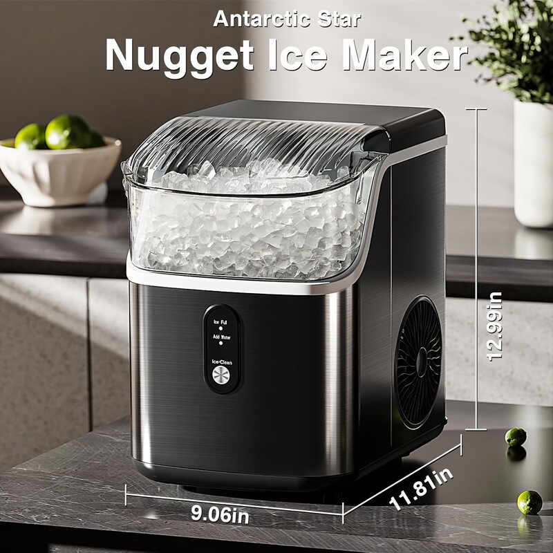 ステンレス製カウンタートップ製氷機 44ポンド/24時間 26.5リットル|undefined