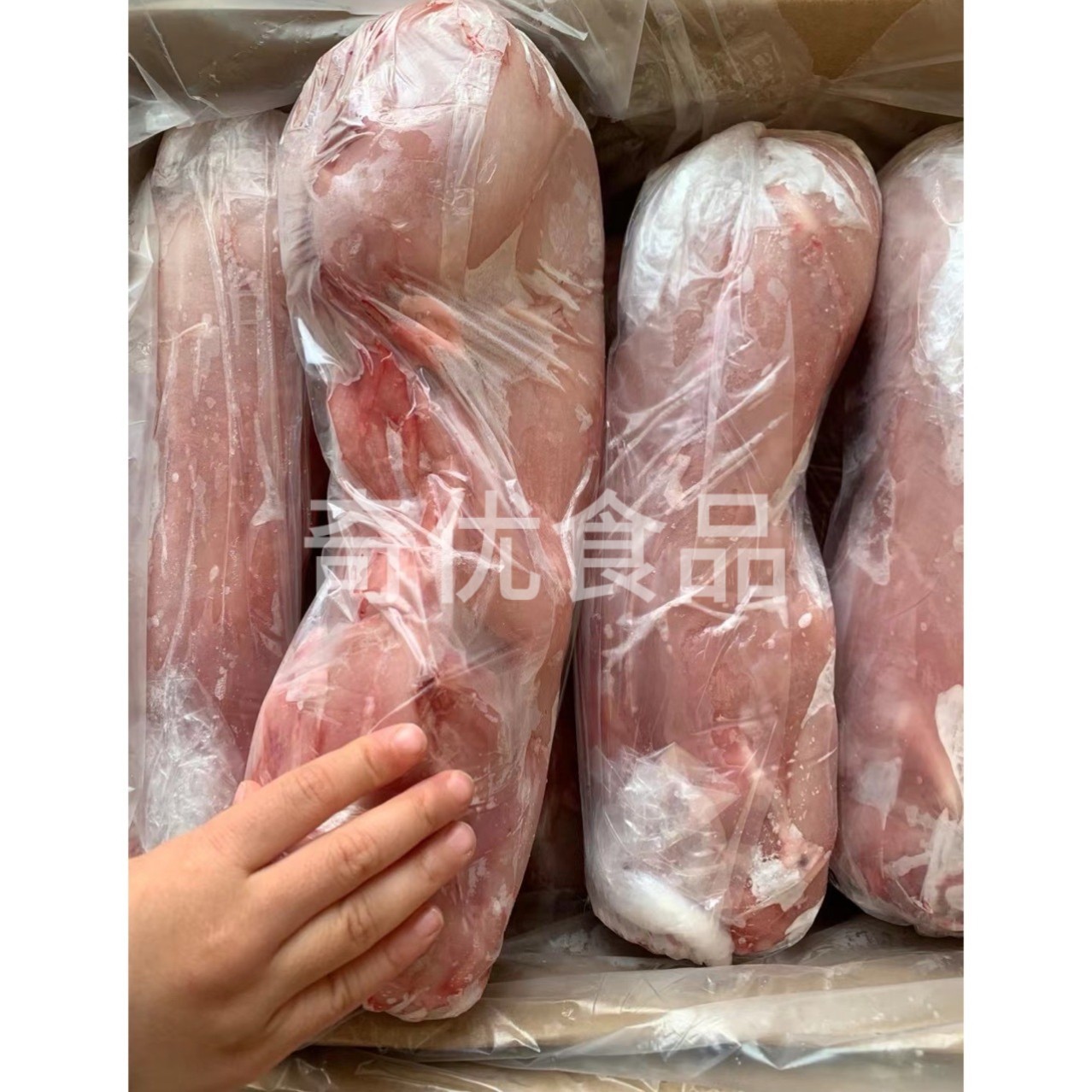 白条兔兔子兔肉整兔19斤/件 四川兔子冷冻兔肉批发去头去内脏