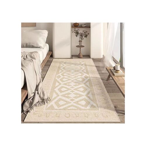 French crystal velvet carpet cream style living room sofa coffee table blanket home bedroom strip soundproof washable bedside blanket