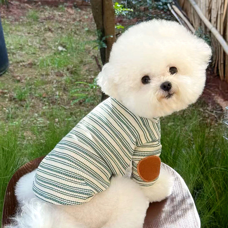 狗狗衣服秋季泰迪比熊博美约克夏雪纳瑞贵宾小型犬宠物打底衫秋天|undefined