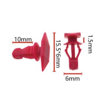 Adecuado para Nissan pickup coche tira de sellado de uñas tira de sellado hebilla remache de nylon F69 OE:01553-09311