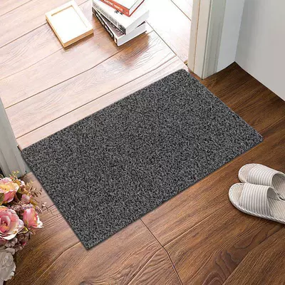 Avtomobil döşəmə paspasları — ring floor mat carpet entrance - thick-black-gray-4060cm