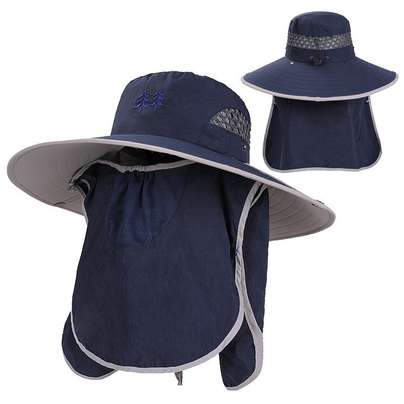 漁師帽子男性日よけ帽子夏屋外速乾日焼け止め帽子釣り帽子通気性太陽帽子女性マスク帽子