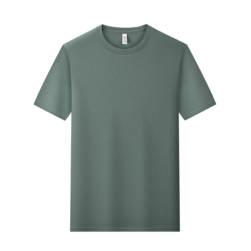 7A antibacteriano sensación fría solona cuello redondo mangas cortas ropa deportiva ropa de trabajo ropa de maratón camiseta de ropa seca rápida personalizada