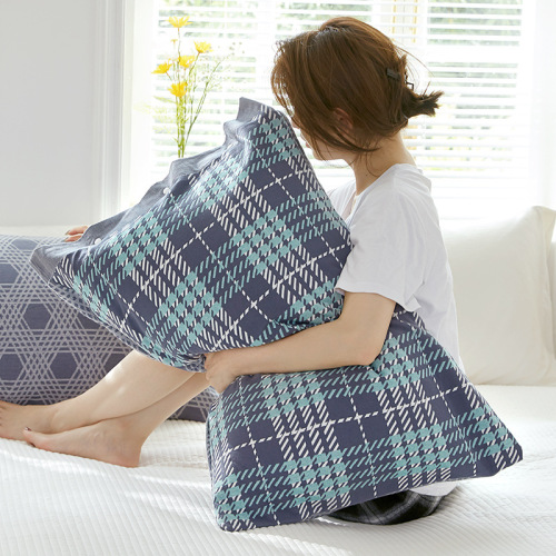 Pure Cotton Gauze Pillowcase with Full Packaging, Secure Fixing Anti-Slip All-Cotton Pillowcase Set, Non-Slip Pillowcase that Does Not Drop