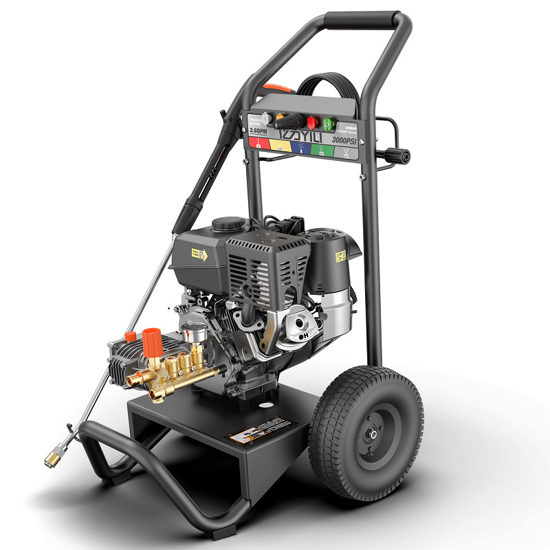 亿力高压清洗机YLQ8020G户外地面酒店物业清洁冲洗设备