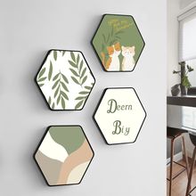 小清新挂画现代北欧风格饭厅简约卧室客厅墙面壁画餐厅装饰画轻奢