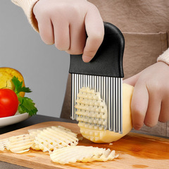 Household potato wavy knife kitchen slice slice vegetable cutter fries melon fruit fancy fries knife fancy cutter