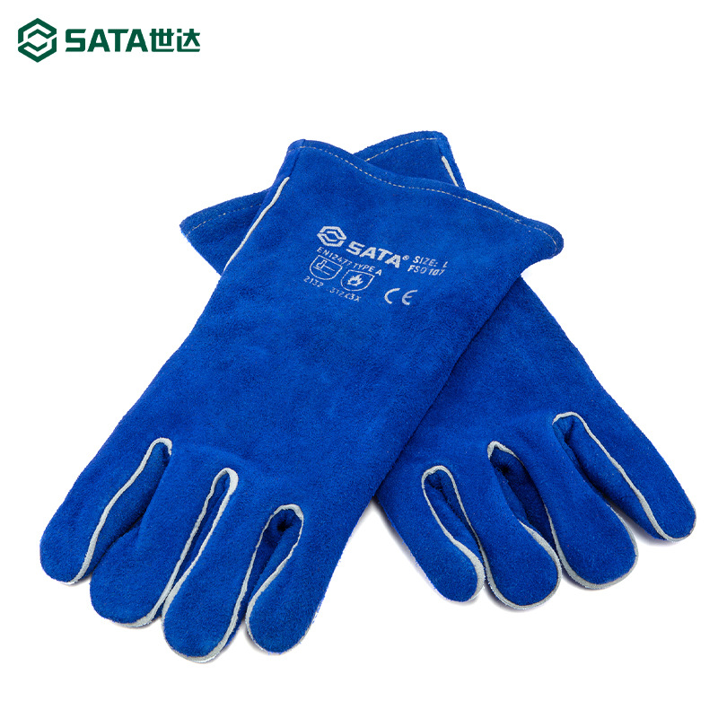 世达劳保 斜指焊接手套隔热焊工手套 电焊焊接劳保FS0107-FS0108