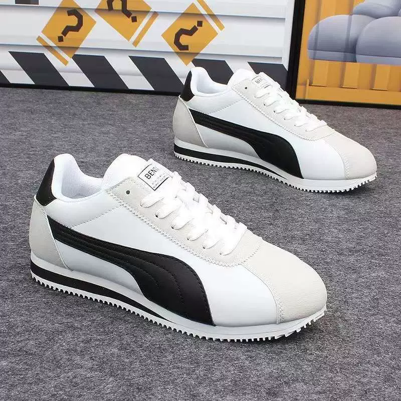 Мужские осенние популярные модные повседневные кроссовки на мягкой подошве, универсальная спортивная обувь на плоской подошве для пар