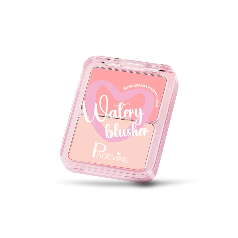 Transfronterizo maquillaje PAGE VINE agua brillante blush natural estereoscópico transparente hidratante versátil agua brillante comercio exterior