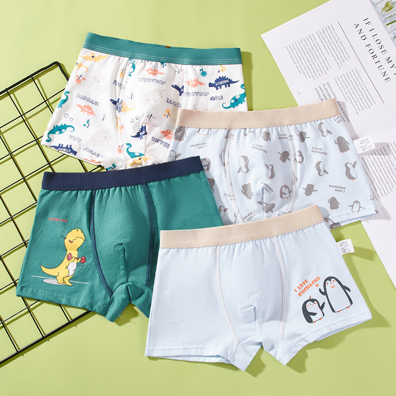 兒童內褲平角精梳棉寶寶中小童學生短褲男童內褲廠家批發一件代發