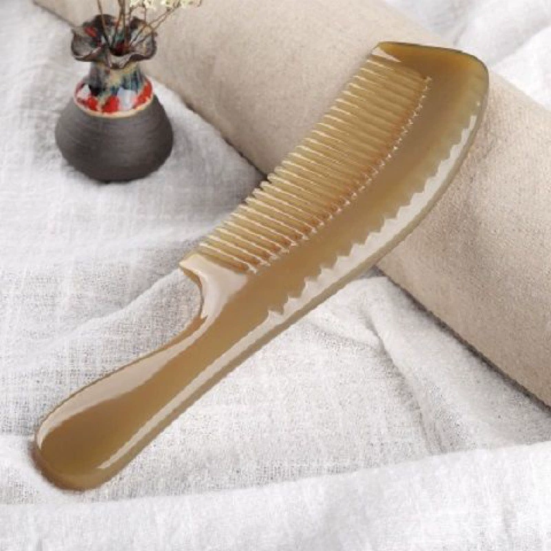 Фабрика прямых продаж оптом старый белый рог буйвола расческа натуральная женская бытовая подарочная коробка